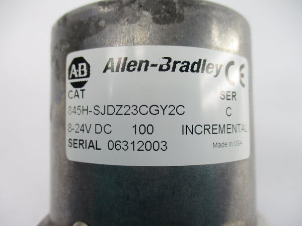 ALLEN BRADLEY 845H-SJDZ23CGY2C SER. C 8-24VDC NSNP