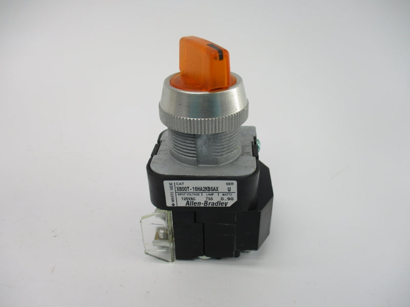 ALLEN BRADLEY 800T-16HA2KB6AX SER. U 120VAC (WH) NSMP