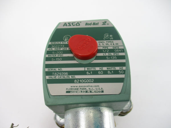ASCO 8210G002 110/120V 5-200PSI 1/2" NSNP