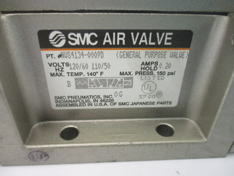 SMC NVS4134-0009D 110/120V 0.20A 150PSI NSNP