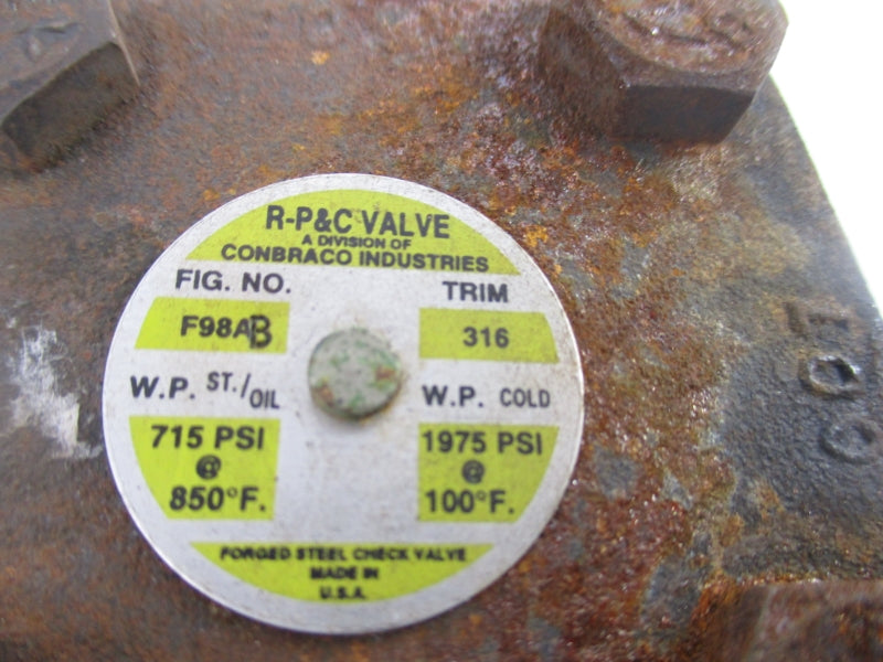 RP&C VALVE F98AB 1975PSI UNMP
