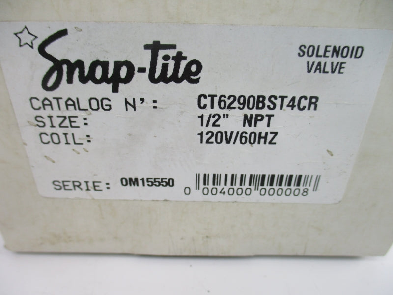SNAP TITE CT6290BST3CR 120V 300PSI 1/2" NSMP