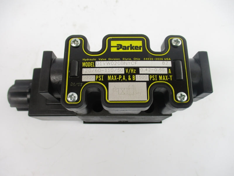 PARKER D1VW020BNYCF-82 110/120V 0.42-0.50A 1500/5000PSI NSMP