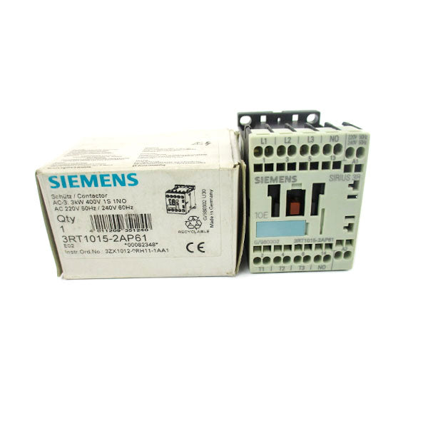 SIEMENS 3RT1015-2AP61 220/240V 18A NSMP