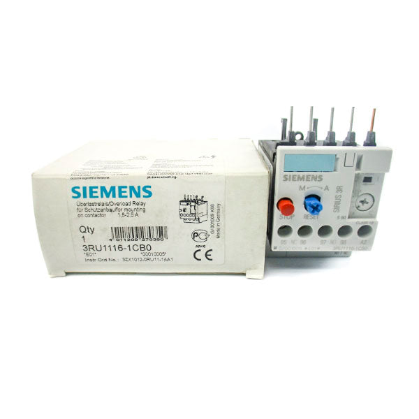 SIEMENS 3RU1116-1CB0 1.8-2.5A NSMP