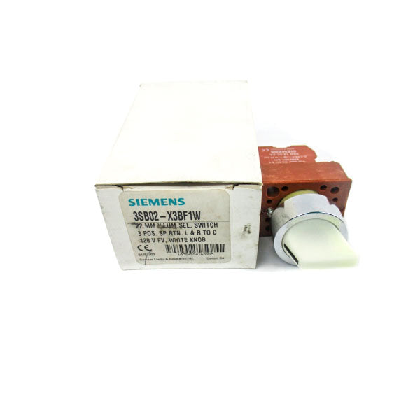 SIEMENS 3SB02-X3BF1W 250V NSMP