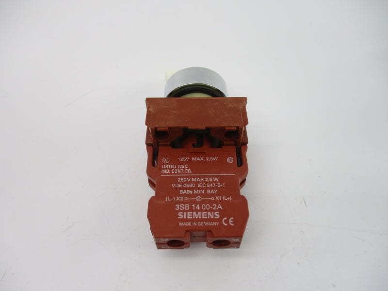 SIEMENS 3SB02-X3BF1W 250V NSMP
