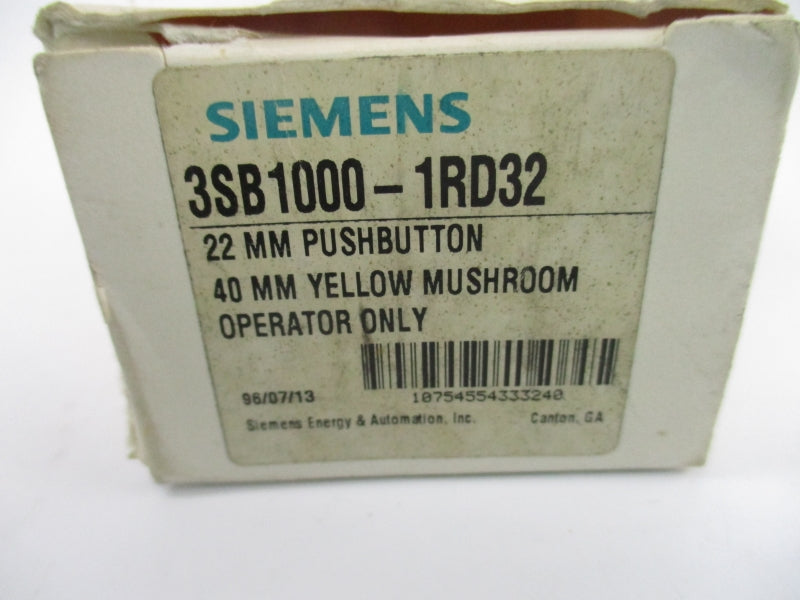 SIEMENS 3SB1000-1RD32 NSMP