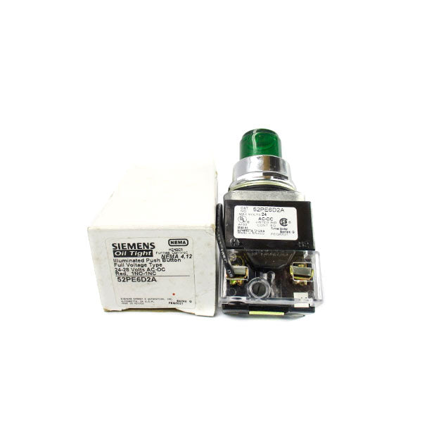 SIEMENS 52PE6D2A SER. G 24-28VAC/DC NSMP