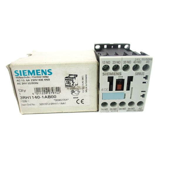 SIEMENS 3RH1140-1AB00 24V 10A NSMP