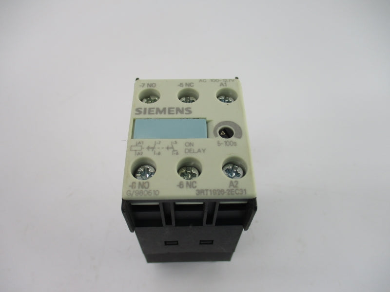 SIEMENS 3RT1926-2EC31 100-127VAC 3A NSMP