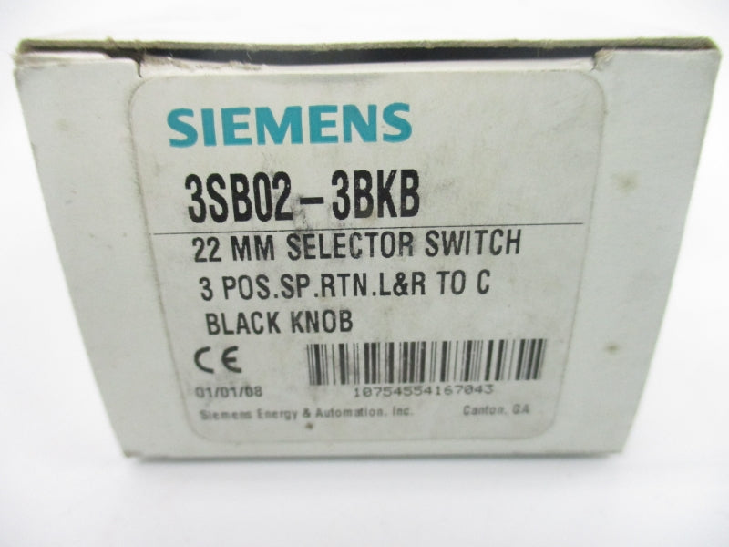 SIEMENS 3SB02-3BKB NSMP