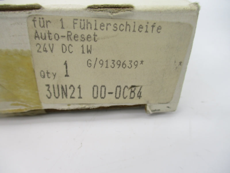 SIEMENS 3UN2100-0C84 24VDC 3A NSMP