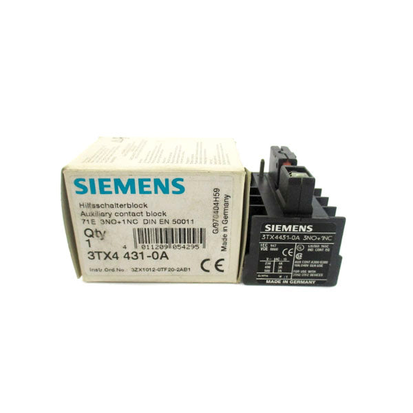 SIEMENS 3TX4431-0A 500VAC 2A NSMP