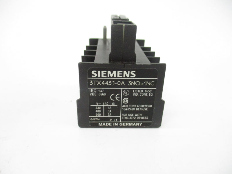 SIEMENS 3TX4431-0A 500VAC 2A NSMP