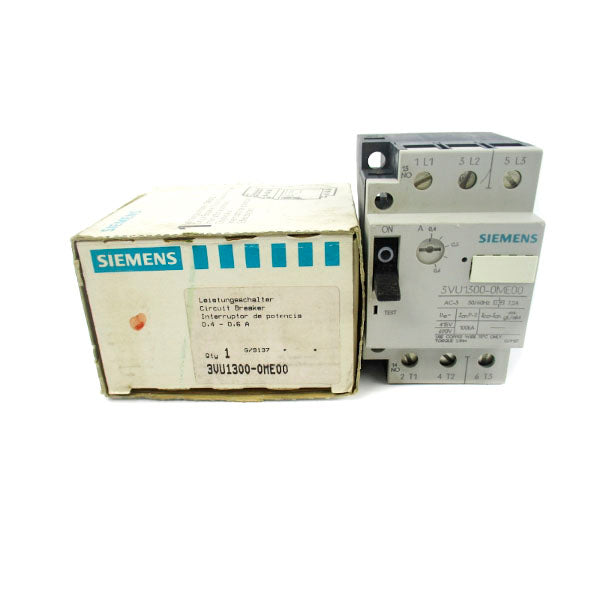 SIEMENS 3VU1300-0ME00 690V 0.4-0.6A NSMP
