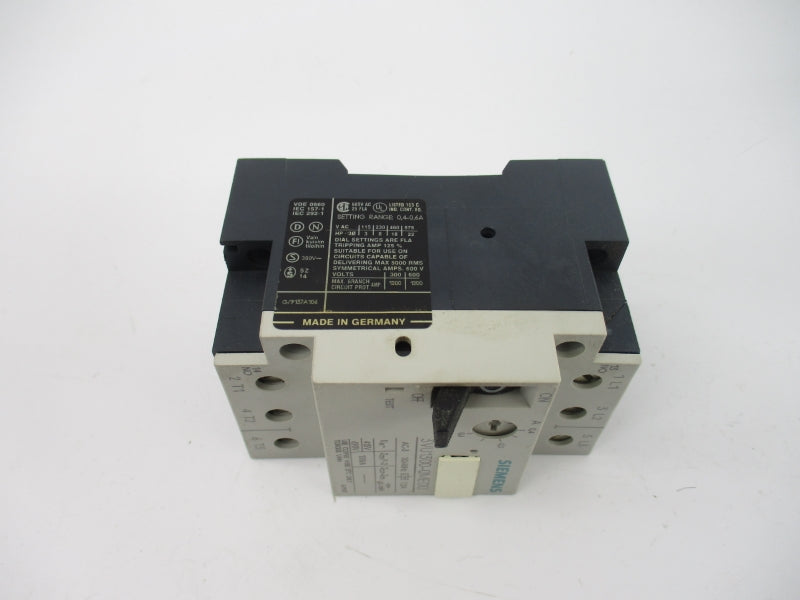 SIEMENS 3VU1300-0ME00 690V 0.4-0.6A NSMP