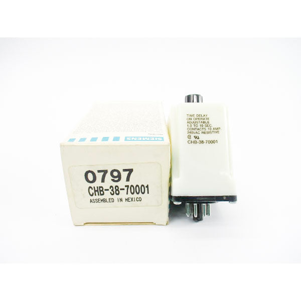 SIEMENS CHB-38-70001 120VAC 10A 1.0-10S NSMP