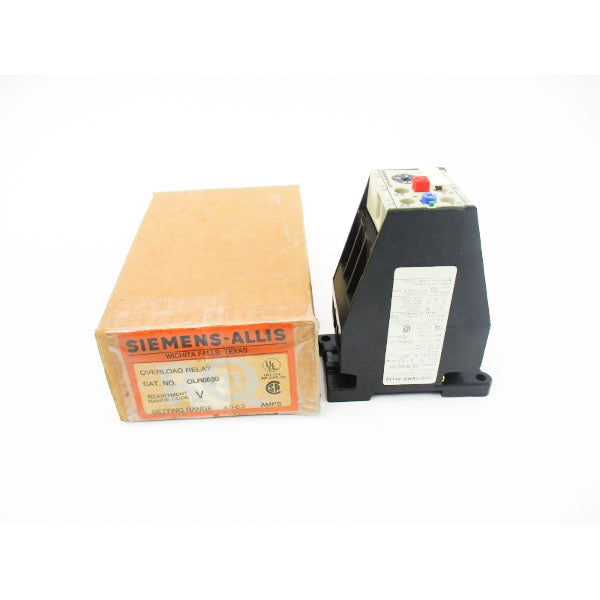 SIEMENS OLR0630 660V 4.0-6.3A NSMP