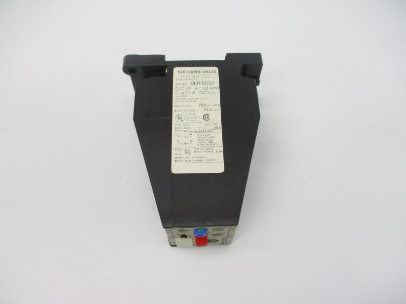 SIEMENS OLR0630 660V 4.0-6.3A NSMP