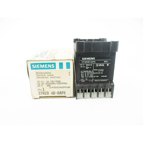 SIEMENS 3TH2040-0AP6 220/240V 10A NSMP