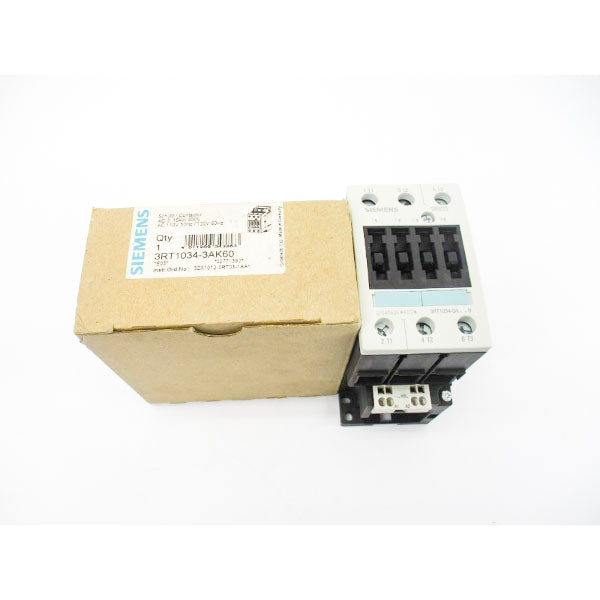 SIEMENS 3RT1034-3AK60 110/120V 45A NSMP