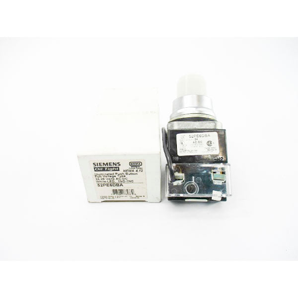 SIEMENS 52PE6DBA SER. G 24-28VAC/DC NSMP
