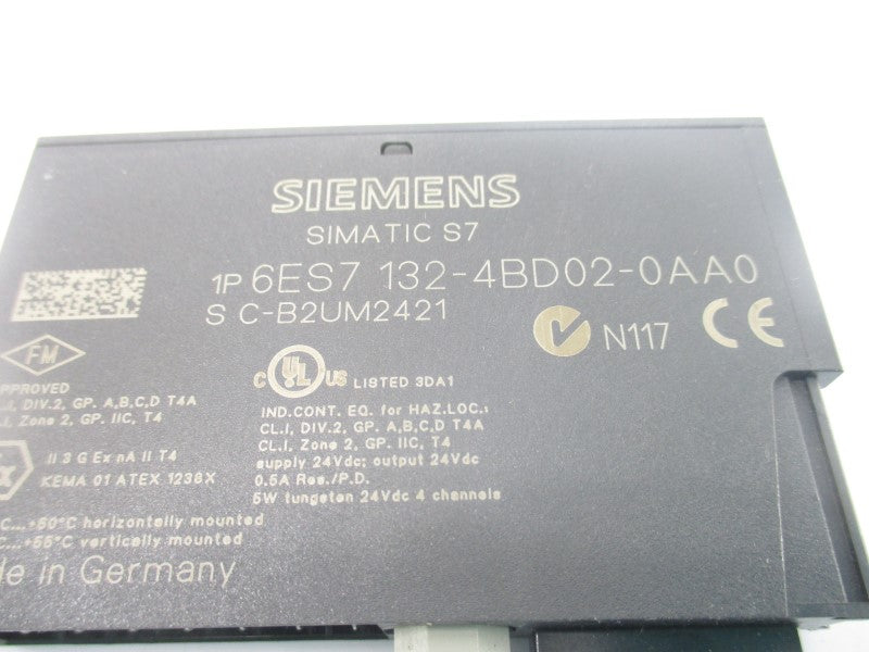 SIEMENS 6ES7132-4BD02-0AA0 24VDC 0.5A NSNP