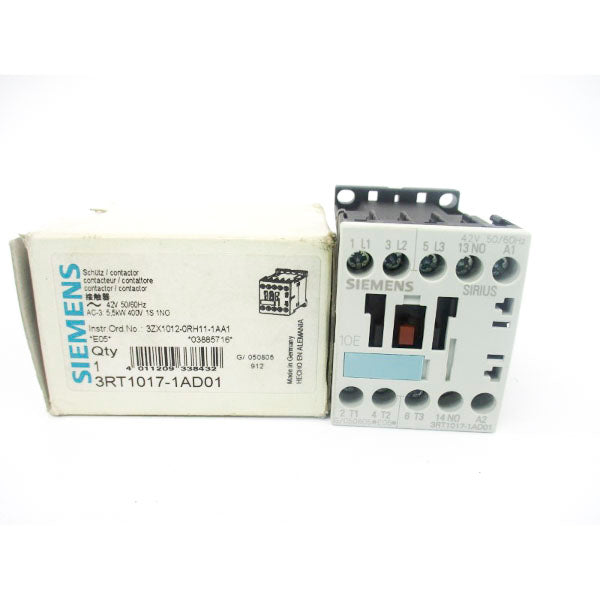 SIEMENS 3RT1017-1AD01 42V 60A NSMP