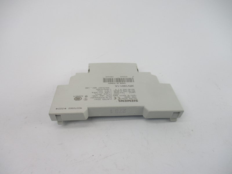 SIEMENS 3RV1901-1A 240V 10A NSNP