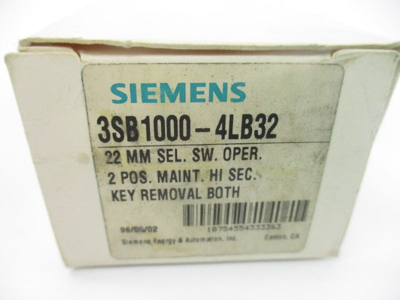 SIEMENS 3SB1000-4LB32 NSMP