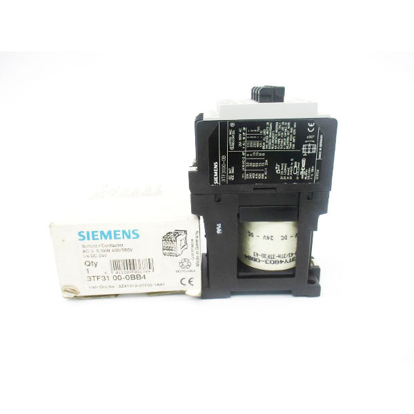 SIEMENS 3TF3100-0BB4 24VDC 20A NSMP