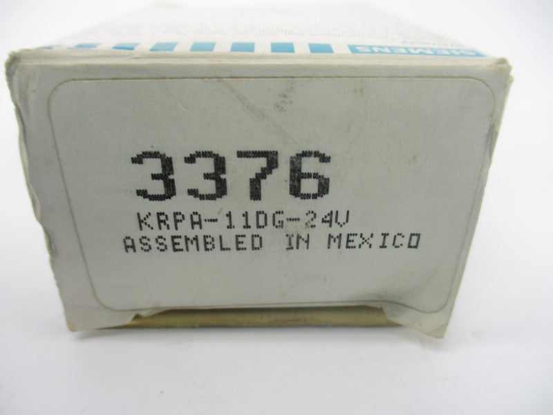 SIEMENS KRPA-11DG-24V 24VDC 12A NSMP