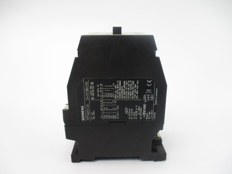 SIEMENS 3TF4011-0AG1 92/110V 20A NSMP