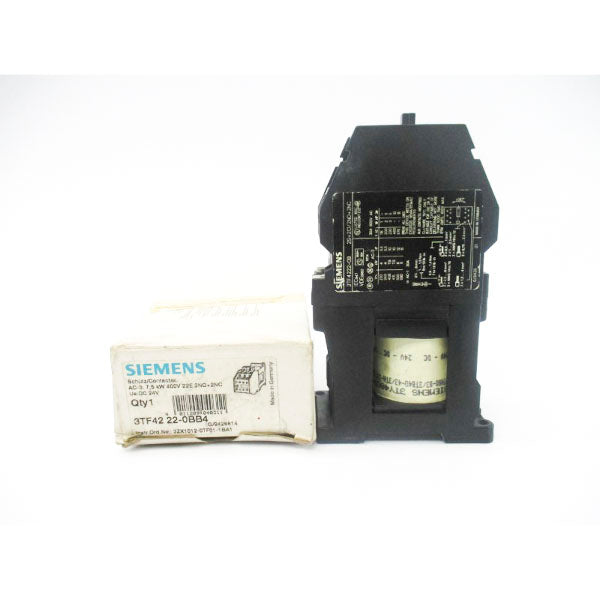 SIEMENS 3TF4222-0BB4 24VDC 30A NSMP