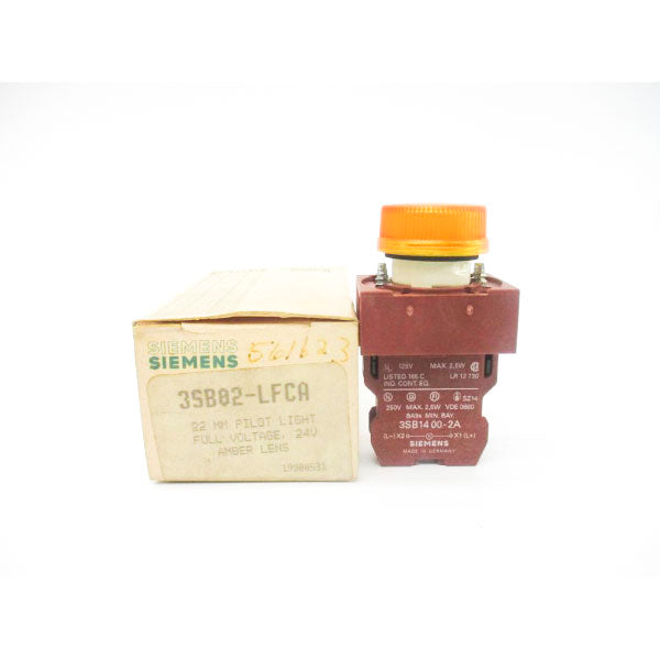 SIEMENS 3SB02-LFCA 24V NSMP