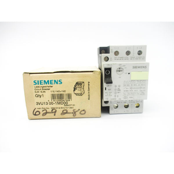 SIEMENS 3VU1300-1MD00 690V 0.24-0.4A NSMP