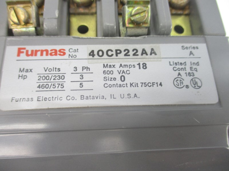 FURNAS 40CP22AA SER. A 220/240V 18A UNMP