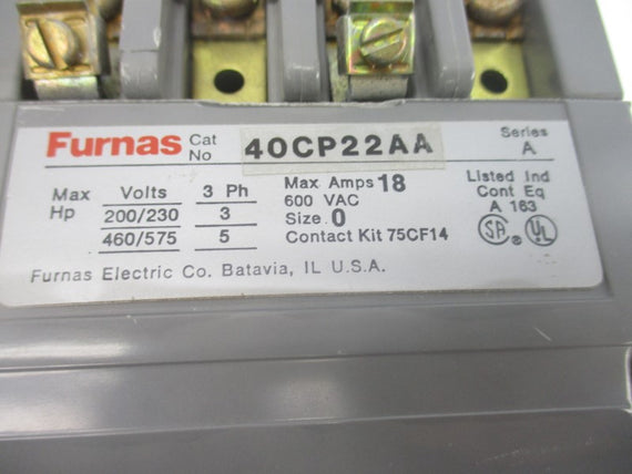 FURNAS 40CP22AA SER. A 220/240V 18A UNMP