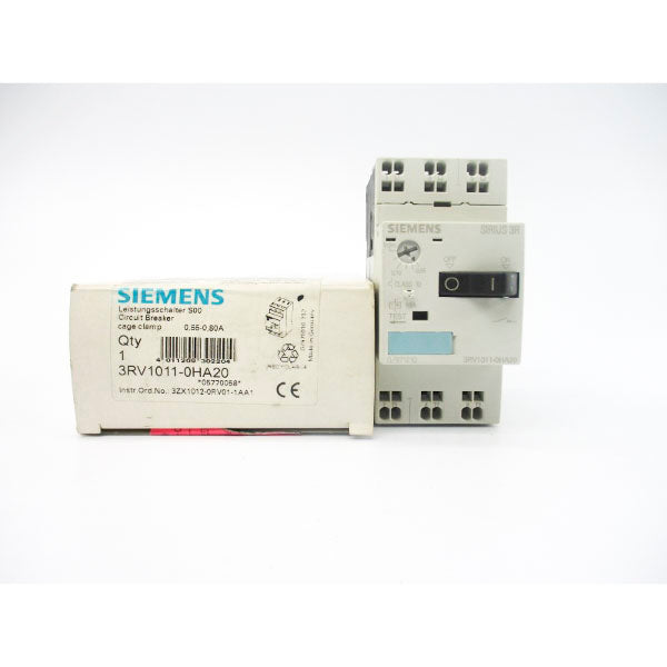SIEMENS 3RV1011-0HA20 277V 0.55-0.8A NSMP