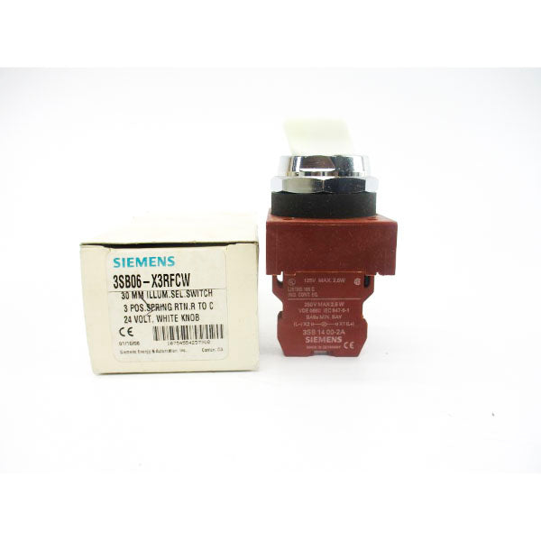 SIEMENS 3SB06-X3RFCW 24V NSMP