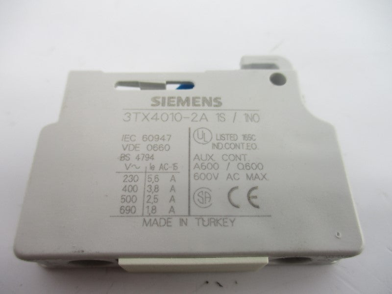 SIEMENS 3TX4010-2A 690V 1.8A NSNP