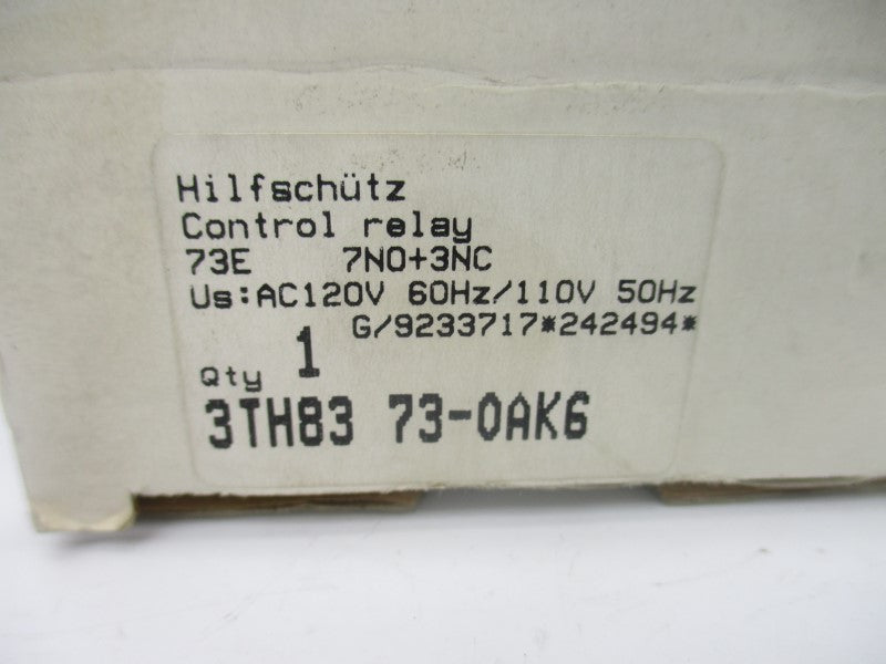 SIEMENS 3TH8373-0AK6 110/120V 16A NSMP