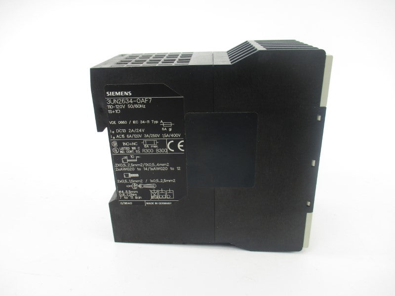 SIEMENS 3UN2634-0AF7 110/120VAC 24A NSMP