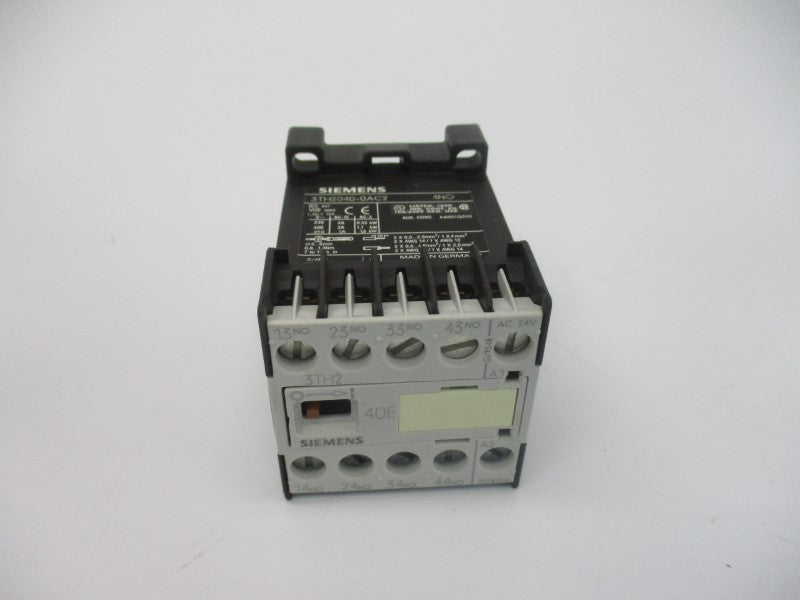 SIEMENS 3TH2040-0AC2 24VAC 10A NSNP