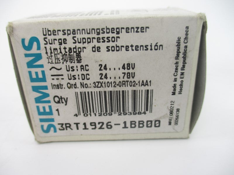 SIEMENS 3RT1926-1BB00 24-48VAC NSMP