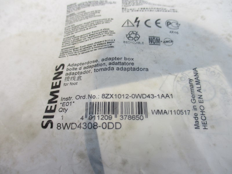SIEMENS 8WD4308-0DD NSMP
