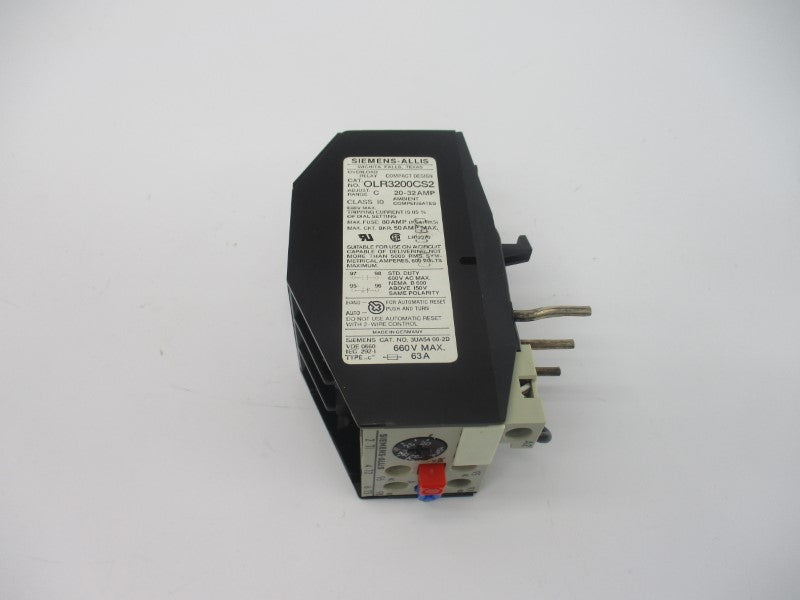 SIEMENS OLR3200CS 660VAC 20-32A NSMP