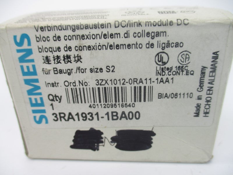 SIEMENS 3RA1931-1BA00 NSMP