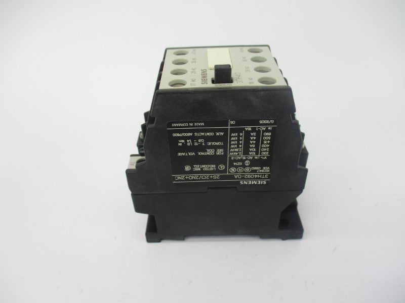 SIEMENS 3TH4092-0AP6 220-240V 16A NSMP